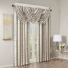 Cassius Jacquard Lined Total Blackout Rod Pocket/Back Tab Curtain Panel - 2 of 4