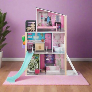 Teamson Kids 33" Dreamland Boho Beach House and Accessory Set - 19pc - 1 of 4