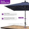 PURPLE LEAF Patio Umbrella Outdoor Table Umbrella Aluminum Frame Market Umbrella Sun Umbrella with 8 Sturdy Ribs - 3 of 4