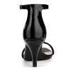Allegra K Women's Open Toe Ankle Strap Stiletto Heel Ankle Strap Sandals - 4 of 4