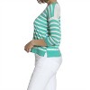 Women's Striped Swing V Neck Sweater - LABEL+thread - 3 of 4