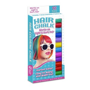 The Pencil Grip™ Hair Coloring Chalk, 12 Colors - 1 of 4