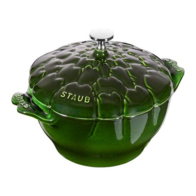 Staub Cast Iron 1.75-qt Heart Cocotte - Cherry : Target