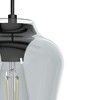 Hunter Fans 28.25" Vidria Ceiling Lights Matte Black Finish - 3-Bulb Pendant for Modern Indoor Spaces - 2 of 4