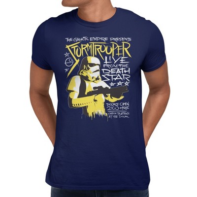 Star Wars Mens A New Hope Stormtrooper Live from the Death Star T