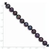 Black Bow Jewelry 8-9mm, Black FW Cultured Pearl & 14k Yellow Gold Clasp Necklace - 3 of 4