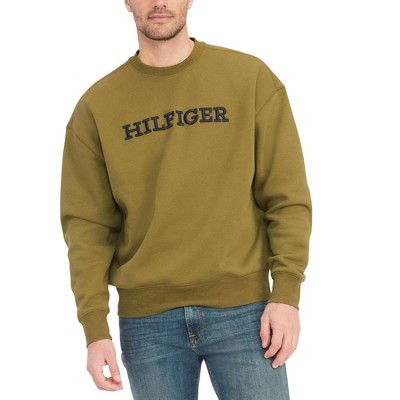 Tommy Hilfiger Mens Embroidered Monotype Pullover Sweater
