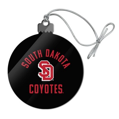 South Dakota Coyote Acrylic Christmas Tree Holiday Ornament