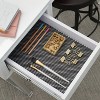 Con-Tact Brand Grip Premium Non-Adhesive Shelf Liner- Thick Grip Black (18''x 8'): Drawer & Cabinet Liner, Solid Pattern - 3 of 4