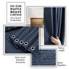 Hearth & Harbor Waffle Shower Curtain for Bathroom - 72x72 Heavy Duty Bathroom Curtain - 4 of 4
