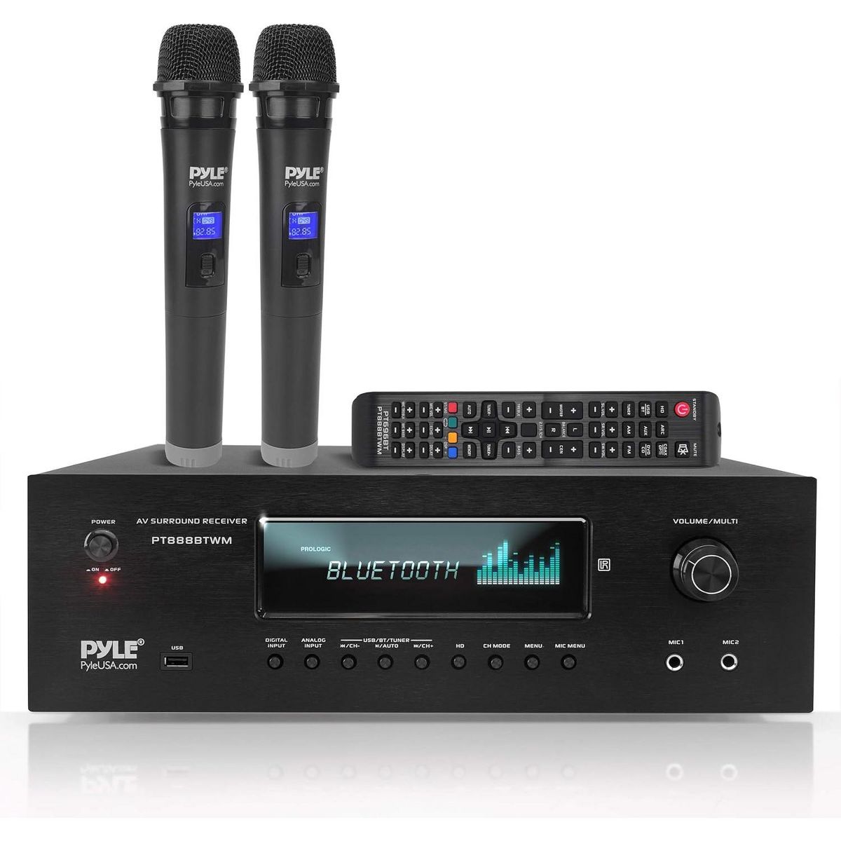 5.2-Channel Surround Sound Receiver for Streaming with 4K Ultra HD Support, Bluetooth Compatible, Enhanced Audio Experience