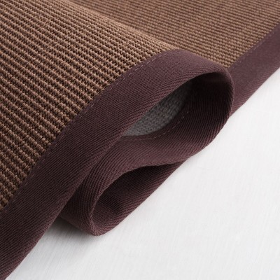 Brown Sisal and Jute Rectangular Area Rug 3' x 5'