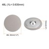 Unique Bargains Round Metal Sewing Cloth Covered Button 10 Pcs - 2 of 4
