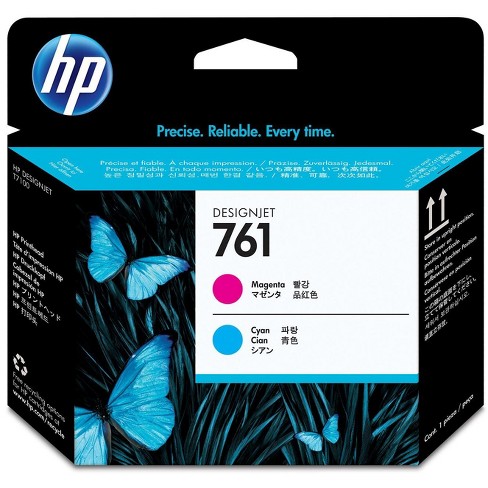 Hp Inc. 761 Magenta/cyan Designjet Printhead, Ch646a : Target