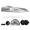 Tylza 30 in. Convertible Ductless Under Cabinet Range Hood in Stainless Steel 600 CFM - 4 of 4