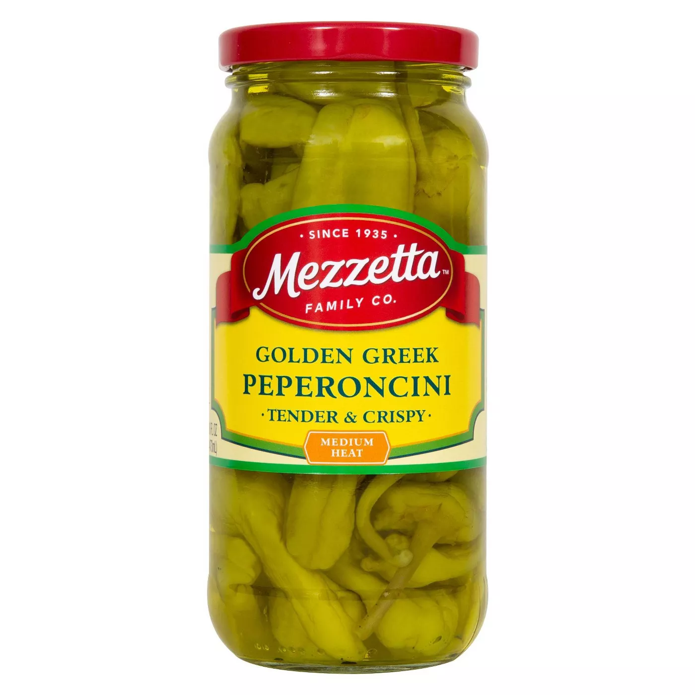 Mezzetta Imported Greek Golden Pepperoncini - 16oz - image 1 of 5.