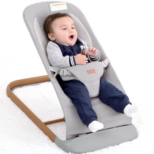 Grungis Baby Bouncer Seat Baby Bouncer Ergonomic Bouncer Seat Portable Newborn Bouncer Seat for Babies - 1 of 4