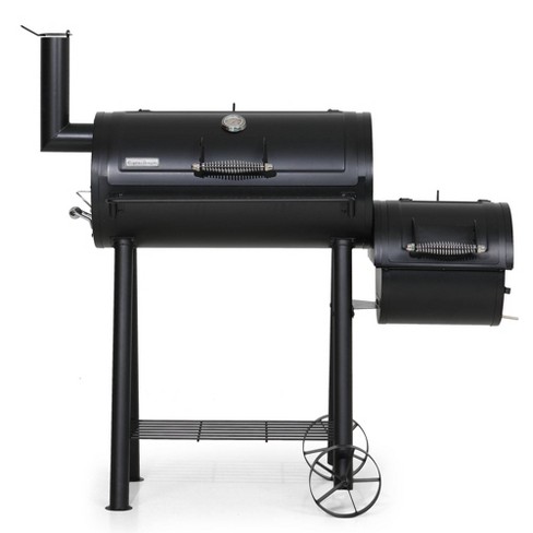 Captiva Designs E02gr006 Offset Charcoal Smoker - Black : Target