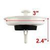 Unique Bargains Plastic Perforated Hole Design Reliable Rust-Free Sink Strainer Basket White 1 Pc - 2 of 4