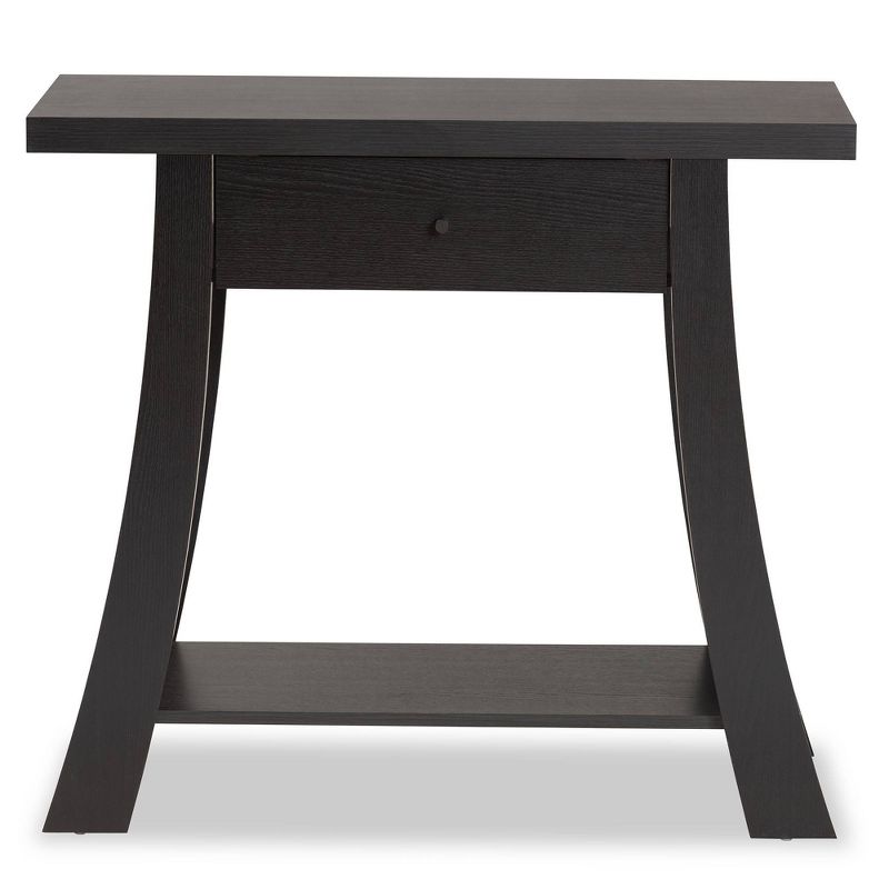 Herman Wood 1 Drawer Console Table - Baxton Studio, 4 of 12