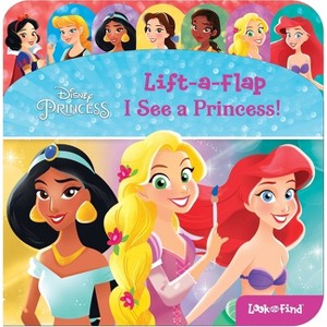 Disney Princess - I See A Princess! Lift-A-Flap Look and Find (Board Book) - 1 of 4