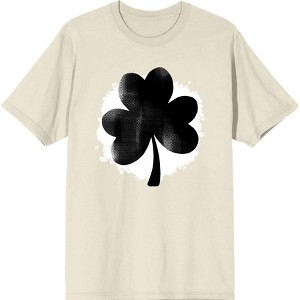 St Pats Clover Crew Neck Short Sleeve Adult T-shirt - 1 of 2