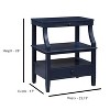 NicBex Nightstand Minimalist Style Bedside Table with Storage Cabinet Modern End Table for Bedroom, Living Room - 4 of 4