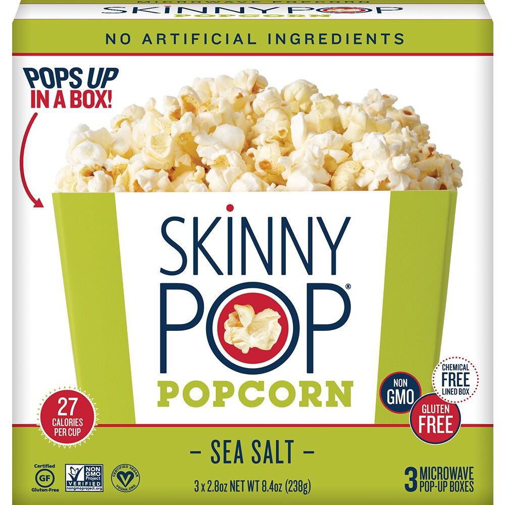 UPC 816925020135 product image for Skinnypop Sea Salt Microwave Pop-up Box 3ct / 8.4oz | upcitemdb.com