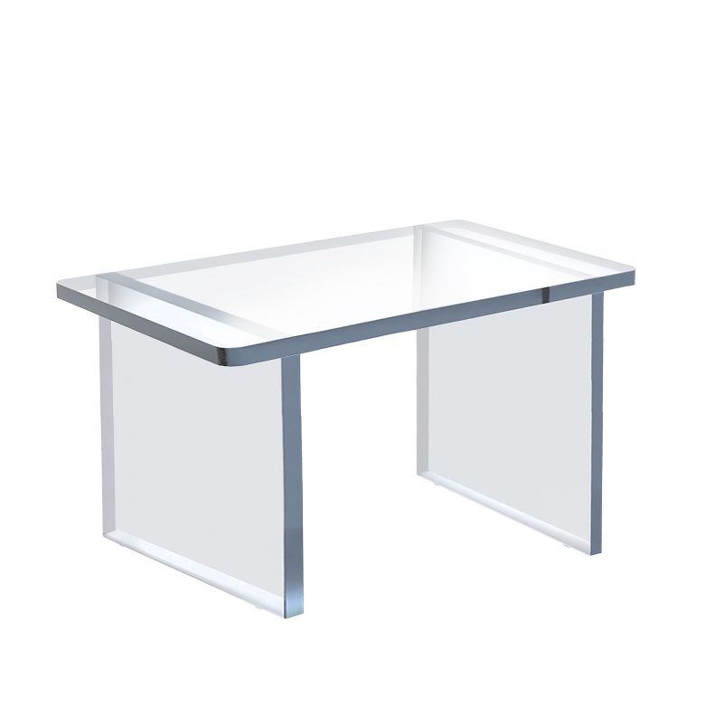Azar Displays Clear Acrylic 11.75"W x 7.75"D x 8"H 1/2" Thick Deluxe Riser w/Bumpers, 3 of 8