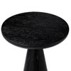 Maven Lane Owen Rustic Wooden Round Drink Table - 2 of 4