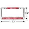 Northeastern University Mascot Full Size Standard License Plate Metal Frame - 4 of 4