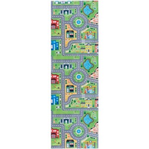 Tacoma Kids TCK169 Power Loomed Stain Resistant Non-Shedding Machine Washable Skid-Resistant Indoor Rugs - Safavieh Kids - 1 of 2