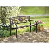 Evergreen Sunflower Bench - 2 of 4