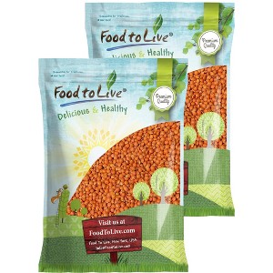 Organic Red Lentils (Football) - by Food To Live - 1 of 4
