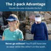 TrailHeads Women’s Sun Visor Hat - Summer Visors for Running, Tennis, Golf, Softball, Workouts - 4 of 4