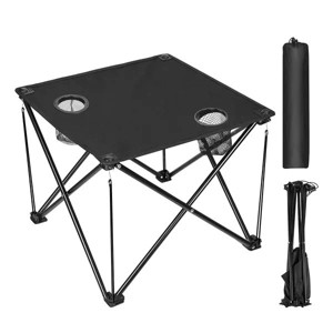 Racxily 1Pc Foldable Camping Table Portable Picnic Table Lightweight Travel Desk for picnic - 1 of 4