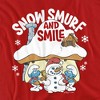 Boys' Smurfs Christmas Snow, Smurf And Smile T-Shirt - 2 of 4