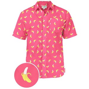 Tipsy Elves Men's Hawaiian Shirts - Funny Casual Beach Summer Shirts for Men - 1 of 4