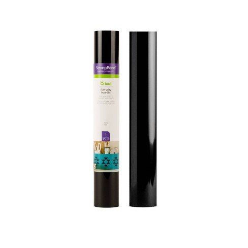 Cricut Iron-On Glitter Film, Black