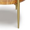 Vynxaria Round Coffee Tables - White Marble & Natural Wood Accent - 4 of 4