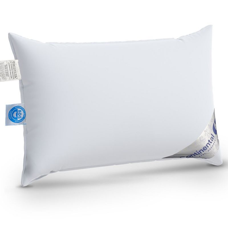 Continental Bedding Toddler Pillow 550 Goose Down Fill 13x18 Inch Pack of 1, 1 of 5