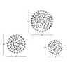 Set of 3 Metal Starburst Wall Decors with Cutout Design - Olivia & May - image 3 of 4