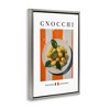 Stupell Industries Traditional Gnocchi Pasta Black Framed Floater Canvas Wall Art - 3 of 4