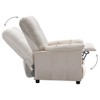 vidaXL Recliner Chair, Leisure Lounge Recliner for Home Theater Cinema, Adjustable Versatile Sleeper Chair for Living Room - 4 of 4