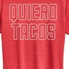 Women's - Instant Message - Quiero Tacos Short Sleeve Graphic T-Shirt - 2 of 4