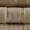 SEVOBAL Bath Towel and Washcloth Sets Ultra Soft Absorbent Cotton 8 Piece Set for Bathroom Use, Brown, 14.5"*10.5"*9.25" - 2 of 4