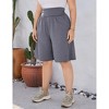 Clearlove Women's Plus Size Wide Leg Pants Casual Loose Lounge Pants with Pockets - 3 of 4