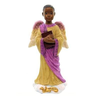Black Art 7.5" Wisdom Angels Of Inspiration Religious Bible  -  Decorative Figurines
