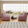 PexFix Modern Velvet Love Seat Sofa Suitable for Living room Apartment Bedroom Office - 4 of 4