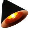 CWI Lighting Keila 1 Light Down Pendant With Black & Gold Finish - 3 of 4